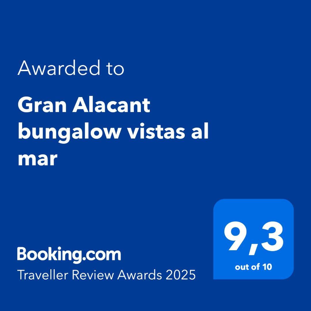 Gran Alacant Bungalow Vistas Al Mar מראה חיצוני תמונה